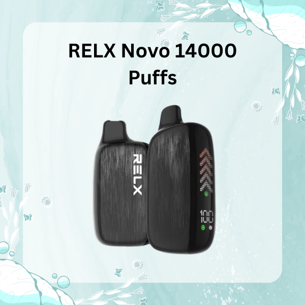 RELX Novo 14000 Puffs Disposable Vape with LED Screen Display